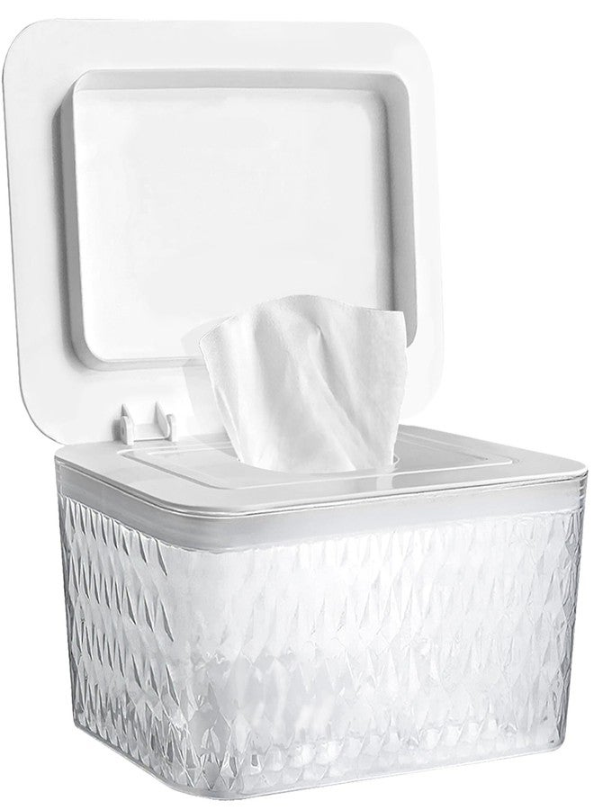 AWGOU Wet Baby Wipes Dispenser - Large Capacity Wipe Holder Seal-Designed Dust-Proof Wet Wipes Container Keep Diaper Wipes Fresh - Image 1